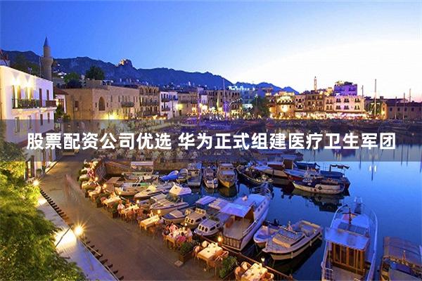 股票配资公司优选 华为正式组建医疗卫生军团