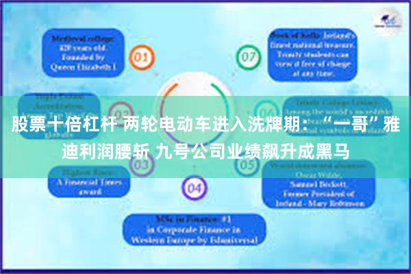 股票十倍杠杆 两轮电动车进入洗牌期：“一哥”雅迪利润腰斩 九号公司业绩飙升成黑马
