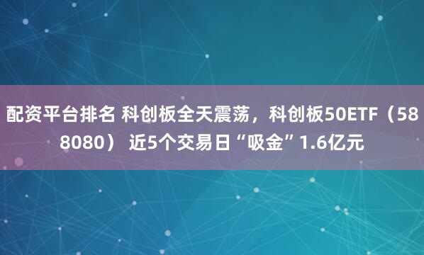 配资平台排名 科创板全天震荡，科创板50ETF（588080） 近5个交易日“吸金”1.6亿元