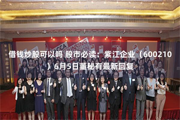 借钱炒股可以吗 股市必读：紫江企业（600210）6月5日董秘有最新回复