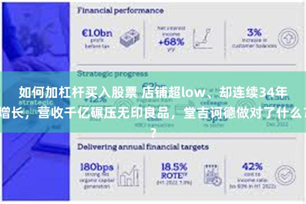 如何加杠杆买入股票 店铺超low、却连续34年增长，营收千亿碾压无印良品，堂吉诃德做对了什么？