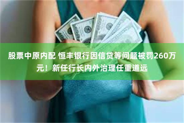 股票中原内配 恒丰银行因信贷等问题被罚260万元！新任行长内外治理任重道远